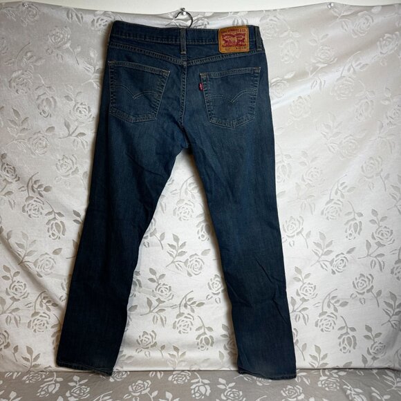 Levis 511 Slim Fit Mens Jeans W32 L32 Dark Wash Denim - Picture 2 of 6